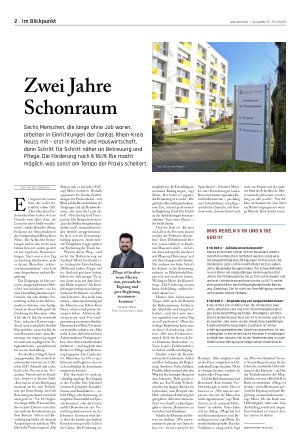 Vorschauseite 1: Zwei Jahre Schonraum