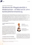 Vorschauseite 1: Strukturen der Pflegekinderhilfe in Niedersachsen - ein Blick auf 20 Jahre kontinuierliche Entwicklung