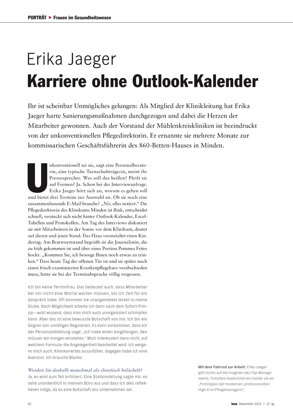 Vorschauseite 1: Karriere ohne Outlook-Kalender