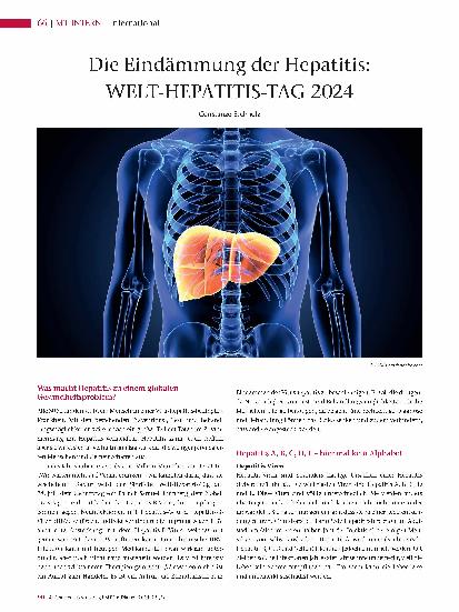 Vorschauseite 1: Die Eindämmung der Hepatitis: WELTHEPATITISTAG 2024