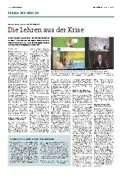 Vorschauseite 1: Die Lehren aus der Krise