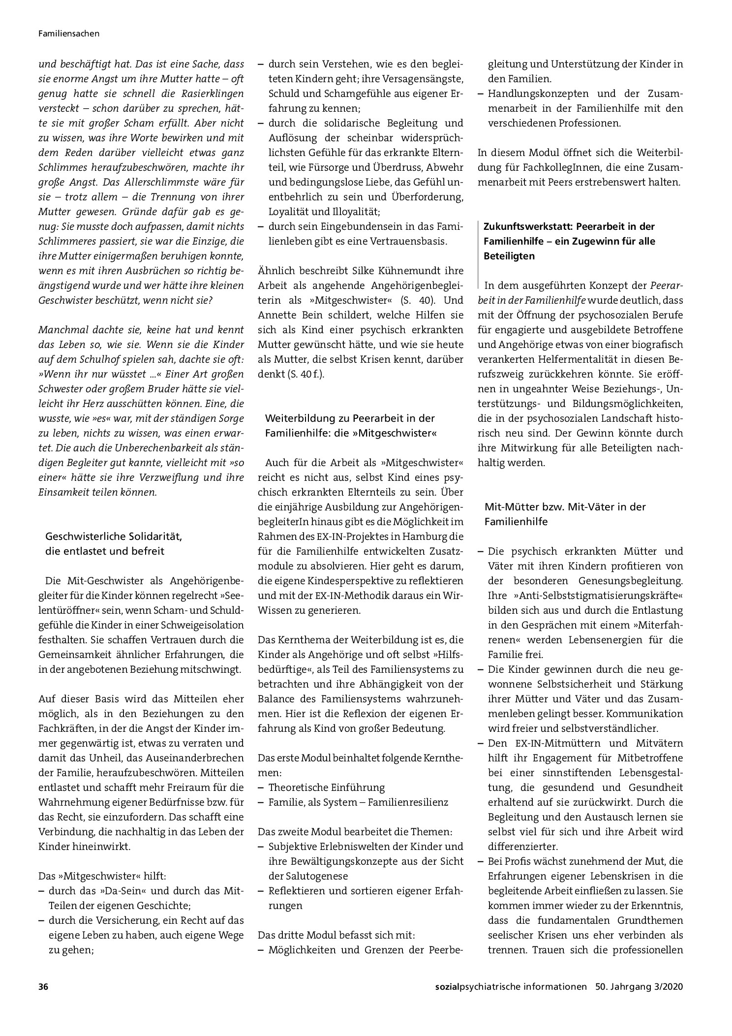 Vorschauseite 4: Peerarbeit in der Familienhilfe. Konzept, Weiterbildung, erste Arbeitserfahrungen und ein Ausblick