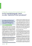 Vorschauseite 1: Ist die Sozialpädagogik heute zu sehr theoretisch statt praxisnah?