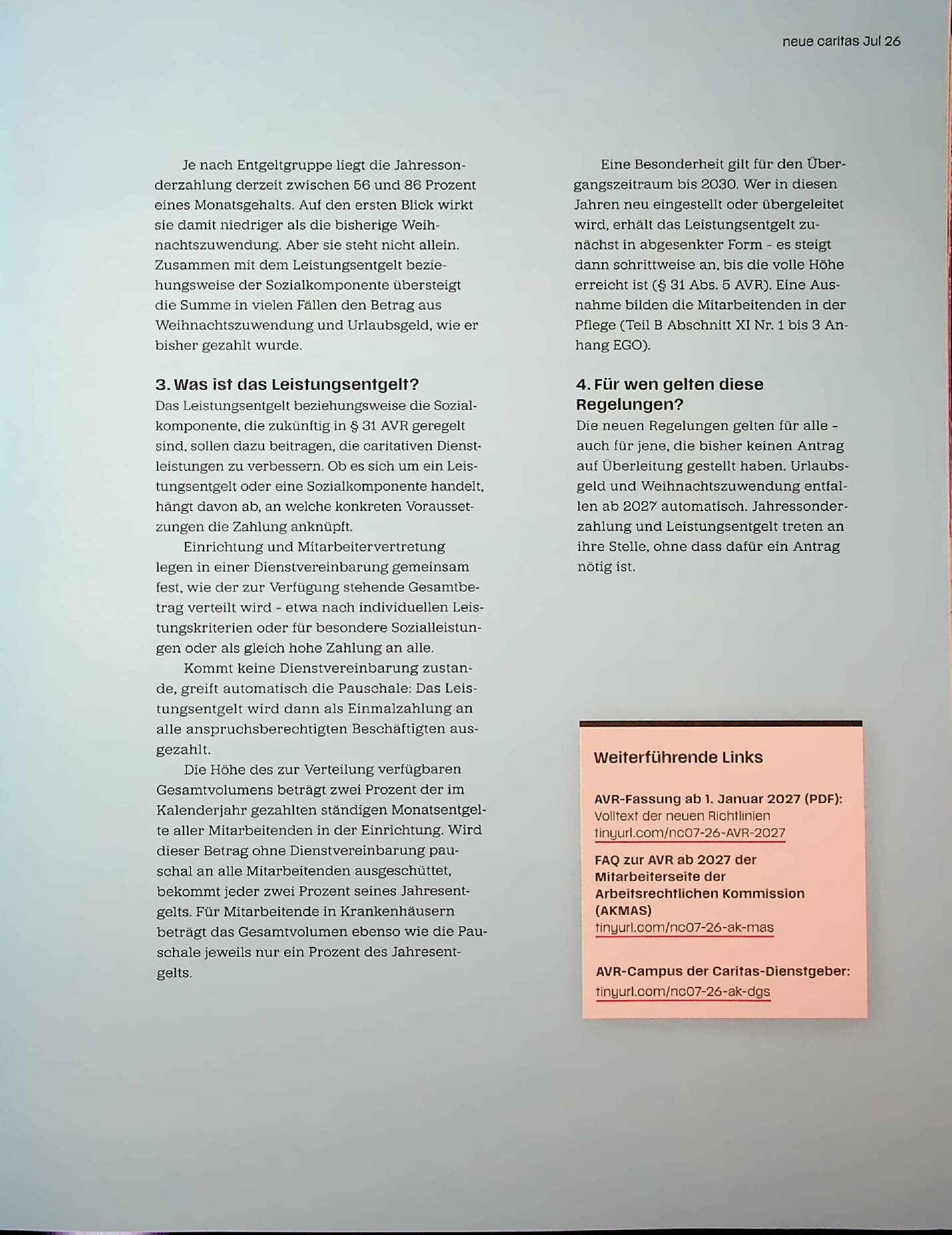 Vorschauseite 2: AVR 2027: Was kommt nach dem Urlaubs- und Weihnachtsgeld? / So ist der Anspruch auf ein Zwischenzeugnis geregelt / Das Ende des Einwurfeinschreibens als Zustellnachweis / Nach 14…