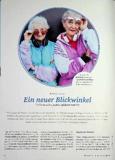 Vorschauseite 1: Ein neuer Blickwinkel: Die Demenz im gesellschaftlichen Kontext