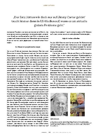 Vorschauseite 3: Jimmy Carter – ein Präsident wie kein anderer