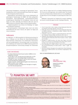 Vorschauseite 3: Anomalien und Normvarianten – Interne Veränderungen 2. 31: MRKH-Syndrom