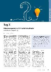 Vorschauseite 1: Tag X: Krisenmanagement und Krisenkommunikation im Behandlungsalltag