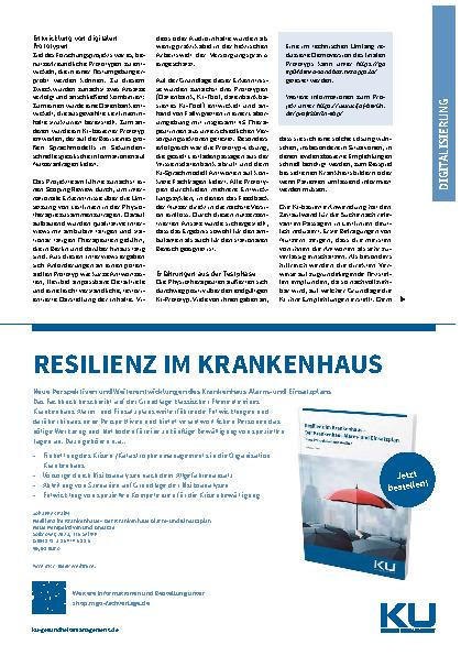 Vorschauseite 2: KI-gestützte Leitlinienintegration in der Physiotherapie Potenziale digitaler Sprachmodelle in der ambulanten und stationären Versorgung