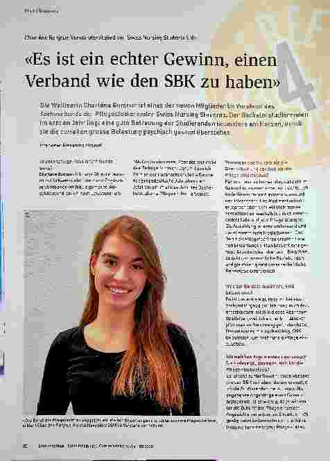 Vorschauseite 1: "Es ist ein echter Gewinn, einen Verband wie den SBK zu haben."