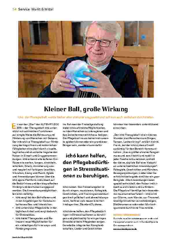 Vorschauseite 1: Kleiner Ball, große Wirkung