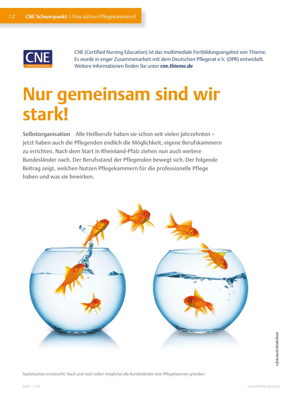 Vorschauseite 1: Nur gemeinsam sind wir stark!