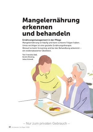 Vorschauseite 1: Mangelernährung erkennen und behandeln