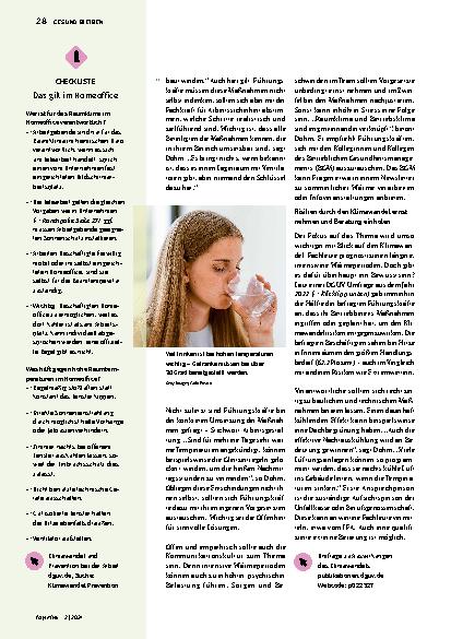 Vorschauseite 3: Die Wärme draußen lassen