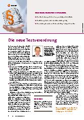 Vorschauseite 1: Die neue Testverordnung
