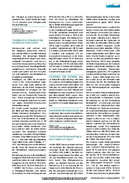 Vorschauseite 2: Bulevirtid in Kombination mit pegyliertem Interferon bei chronischer Hepatitis D