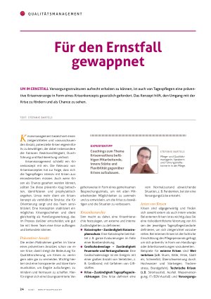 Vorschauseite 1: Für den Ernstfall gewappnet