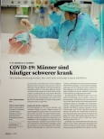 Vorschauseite 1: COVID-19: Männer sind häufiger schwerer krank.