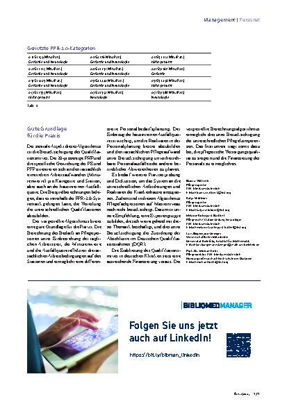 Vorschauseite 4: Pflegepersonalbemessung Den Qualifikationsmix berechenbar machen