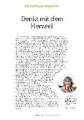 Vorschauseite 1: Denkt mit dem Herzen!