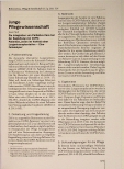 Vorschauseite 1: Junge Pflegewissenschaft