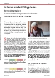 Vorschauseite 1: Schmerzen bei Pflegeheimbewohnenden. Großes Verbesserungspotenzial vorhanden.