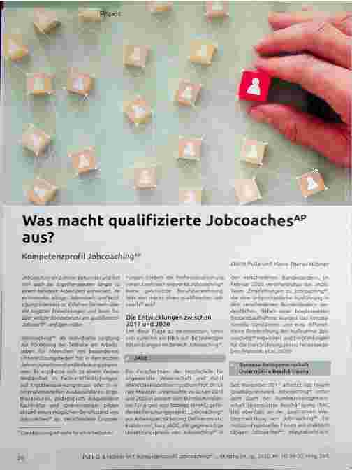 Vorschauseite 1: Was macht qualifizierte Jobcoaches aus?