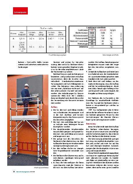 Vorschauseite 3: Fahrbare Arbeitsbühnen Rechtssicher hoch hinaus