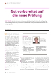 Vorschauseite 1: Gut vorbereitet auf die neue Prüfung.