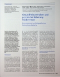 Vorschauseite 1: Gesundheitsverhalten und psychische Belastung Studierender: Erhebung hochschulspezifischer Präventionsbedarfe