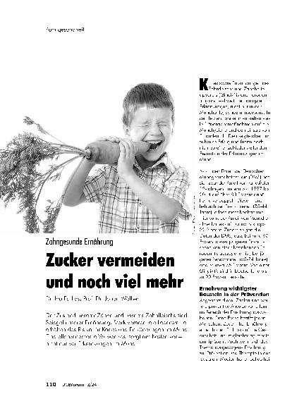 Vorschauseite 1: Zahngesunde Ernährung: Zucker vermeiden und noch viel mehr