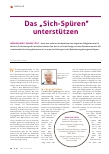 Vorschauseite 1: Das „Sich-Spüren” unterstützen