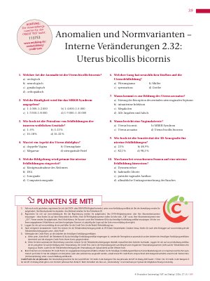 Vorschauseite 4: Anomalien und Normvarianten- Interne Veränderungen 2.32. Uterus bicollis bicornis