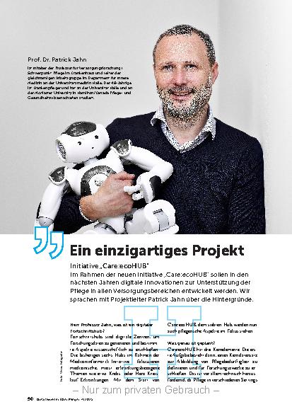Vorschauseite 1: Ein einzigartiges Projekt Initiative „Care: ecoHUB“