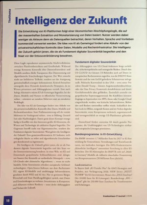 Vorschauseite 1: Intelligenz der Zukunft