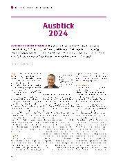 Vorschauseite 1: Ausblick 2024