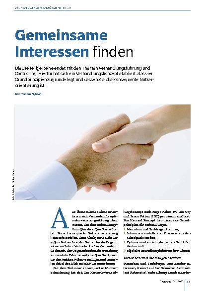 Vorschauseite 1: Gemeinsame Interessen finden