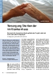 Vorschauseite 1: Versorgung Sterbender im Krankenhaus. Ein vom G-BA-Innovationsfonds gefördertes Projekt reduziert nicht indizierte Verlegungen.