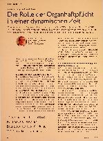 Vorschauseite 1: Die Rolle der Organhaftpflicht in einer dynamischen Zeit