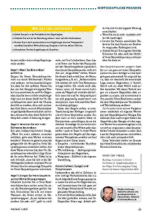 Vorschauseite 2: Angehörige verstehen, Konflikte vermeiden
