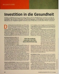 Vorschauseite 1: Investition in die Gesundheit