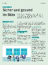 Vorschauseite 1: Sicher und gesund im Büro