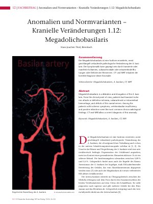 Vorschauseite 1: Anomalien und Normvarianten – Kranielle Veränderungen 1. 12: Megadolichobasilaris