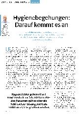 Vorschauseite 1: Hygienebegehungen: Darauf kommt es an
