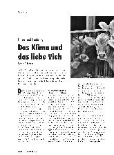 Vorschauseite 1: Umwelt und Ernährung Das Klima und das liebe Vieh