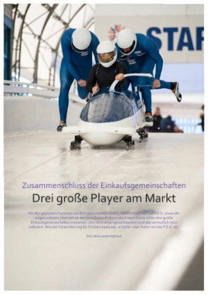 Vorschauseite 1: Zusammenschluss der Einkaufsgemeinschaften Drei große Player am Markt