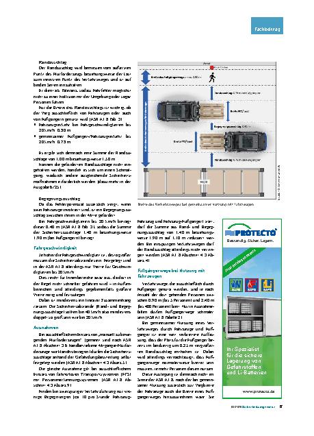 Vorschauseite 3: Verkehrswege für Flurförderzeuge Sicher gestalten und kennzeichnen