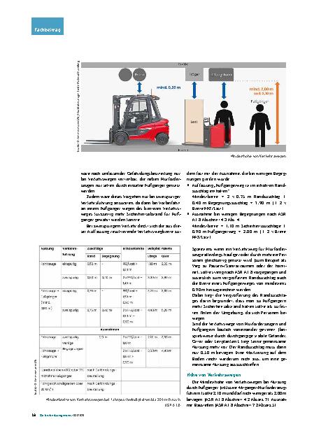 Vorschauseite 4: Verkehrswege für Flurförderzeuge Sicher gestalten und kennzeichnen