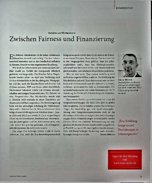 Vorschauseite 1: Zwischen Fairness und Finanzierung