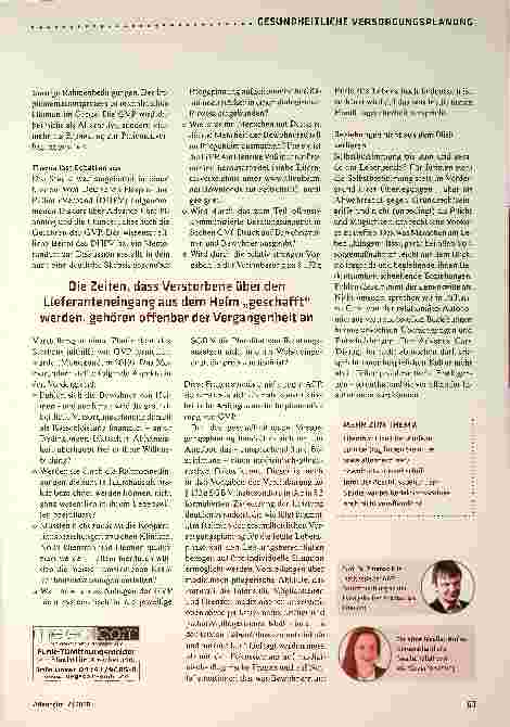 Vorschauseite 4: Planung für das Lebensende